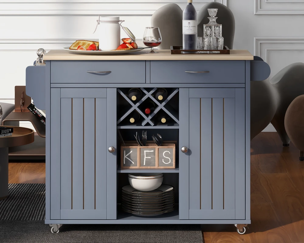rolling cart kitchen island